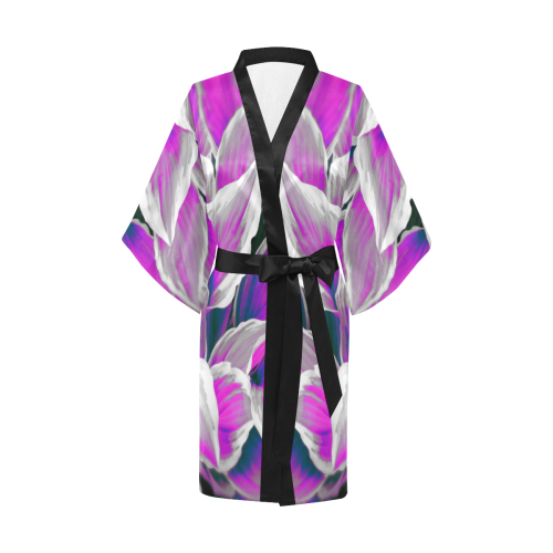 leafs_abstract 06 Kimono Robe