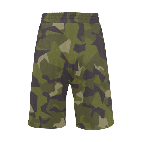 Swedish M90 woodland camouflage Men's All Over Print Casual Shorts (Model L23)