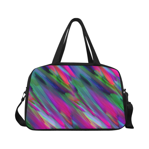Colorful digital art splashing G400 Fitness Handbag (Model 1671)