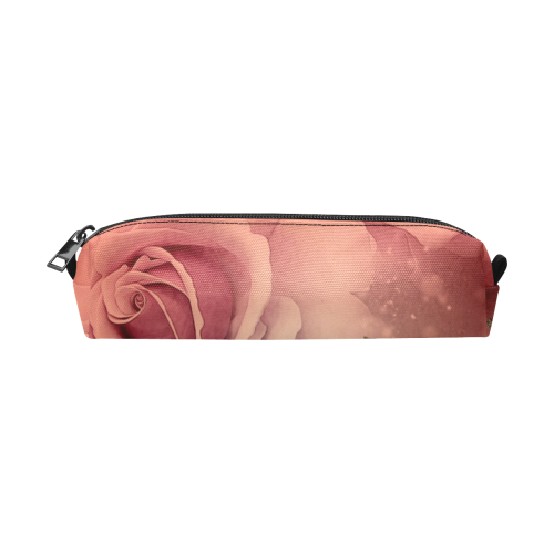 Wonderful roses with floral elements Pencil Pouch/Small (Model 1681)