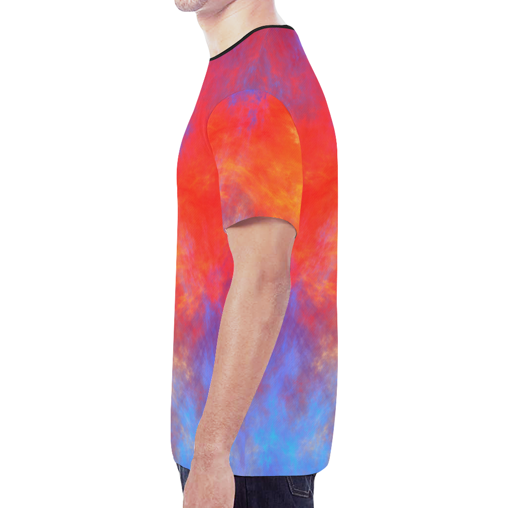Fire and Ice New All Over Print T-shirt for Men (Model T45)