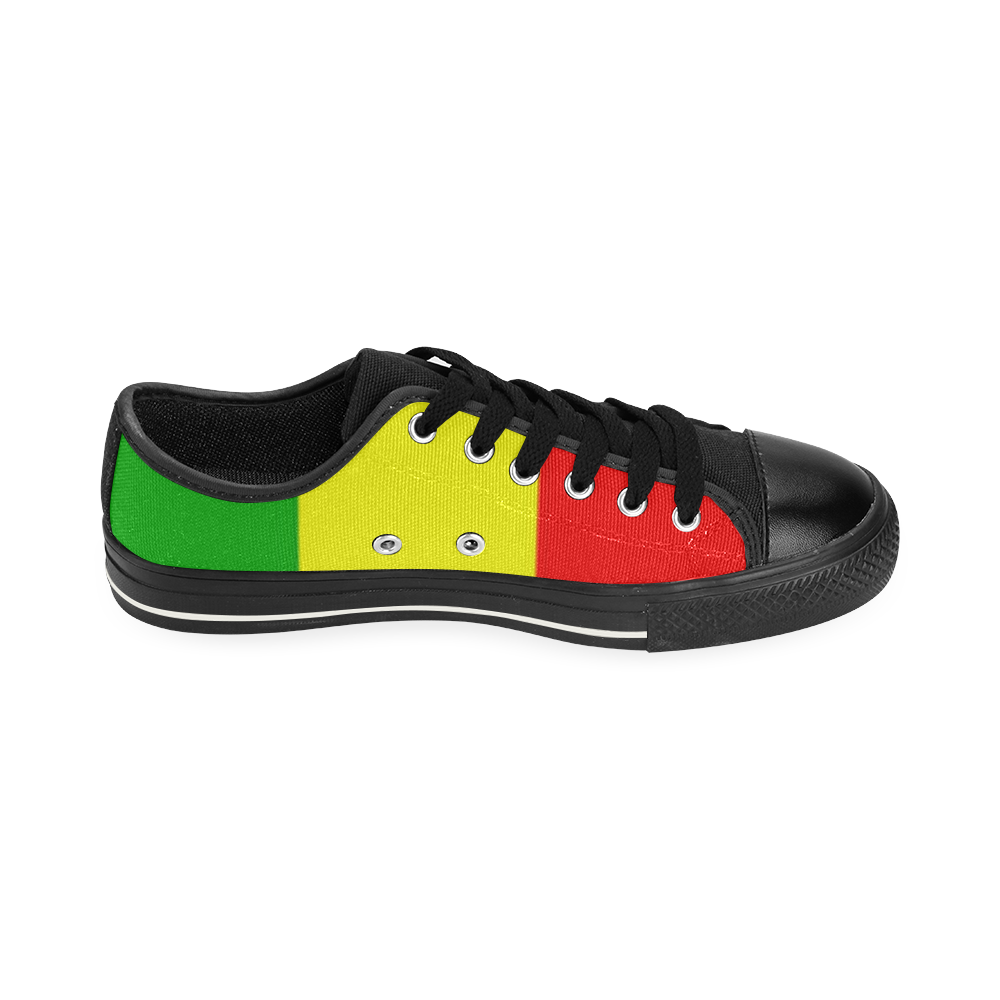 RASTA ONE LOVE Low Top Canvas Shoes for Kid (Model 018)