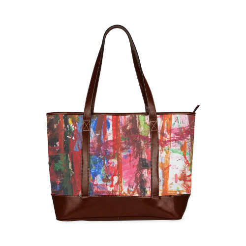 Paint on a white background Tote Handbag (Model 1642)