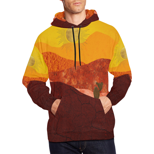 In The Desert All Over Print Hoodie for Men/Large Size (USA Size) (Model H13)