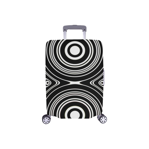 Concentric Circle Pattern Luggage Cover/Small 18"-21"