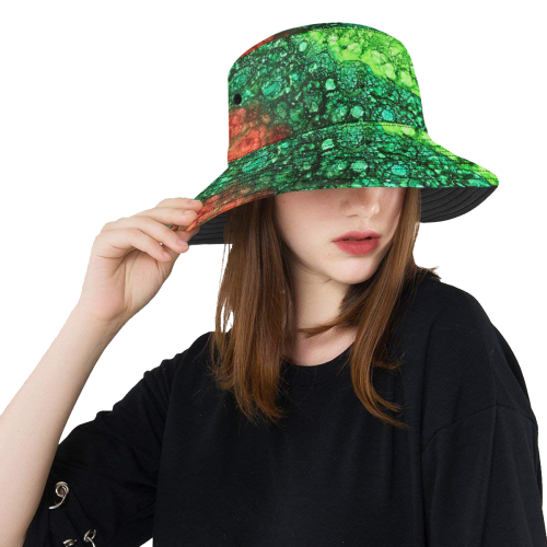 This Is Life All Over Print Bucket Hat