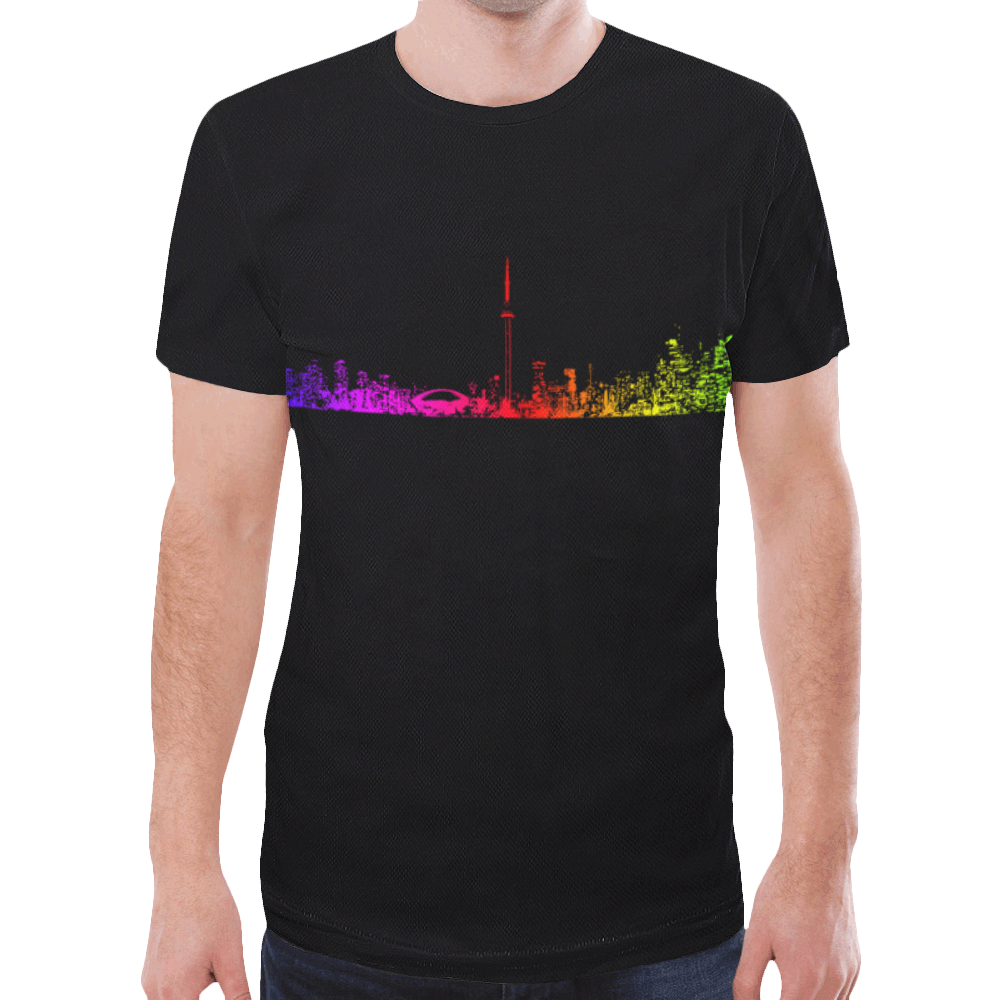 Toronto Rainbow New All Over Print T-shirt for Men (Model T45)