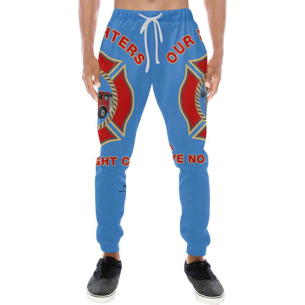 Weighting For A Fire Men's All Over Print Sweatpants (Model L11)