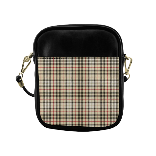 STRIPES LIGHT BROWN Sling Bag (Model 1627)