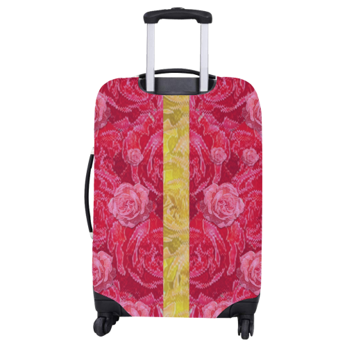 Rose and roses and another rose Luggage Cover/Large 26"-28"