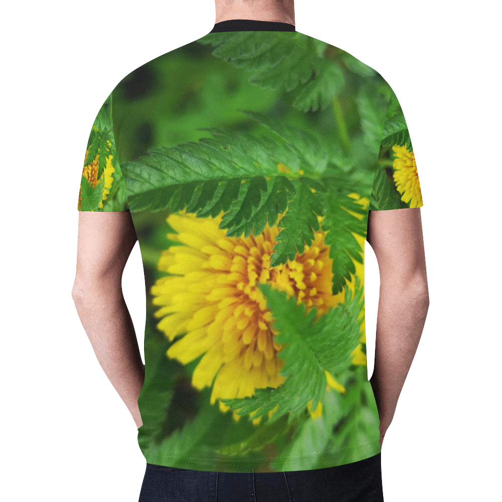 flowerhug New All Over Print T-shirt for Men (Model T45)