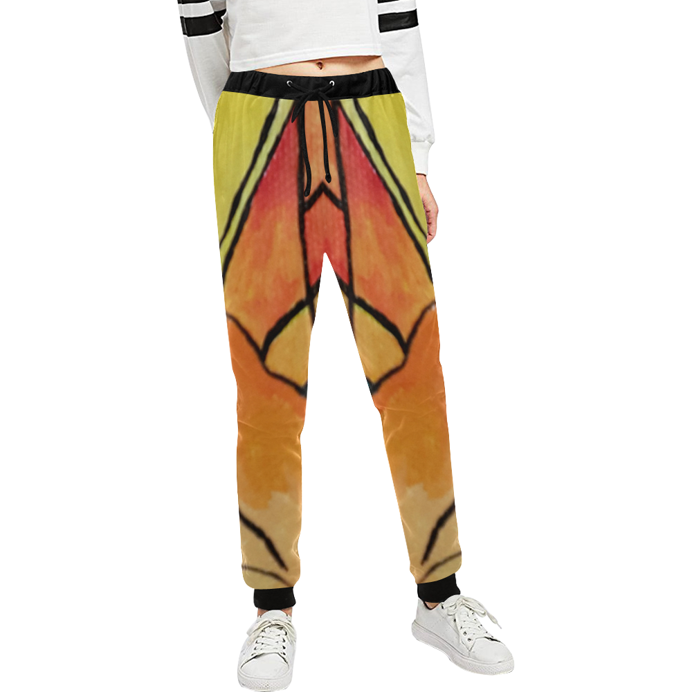 ABSTRACT Unisex All Over Print Sweatpants (Model L11)