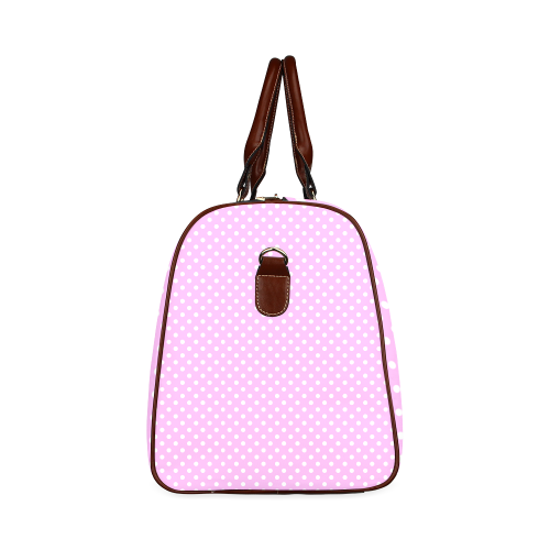 Polka-dot pattern Waterproof Travel Bag/Small (Model 1639)