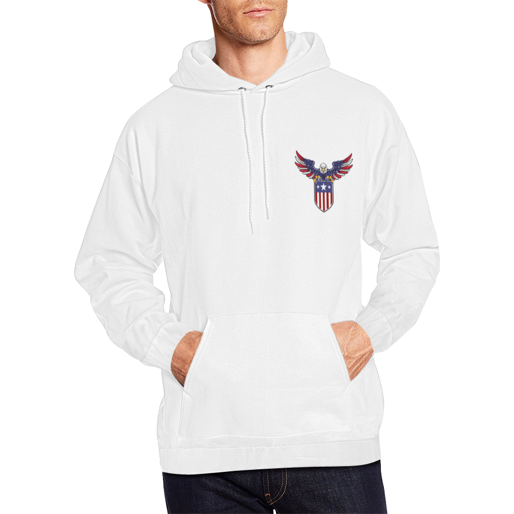 USA eagle All Over Print Hoodie for Men/Large Size (USA Size) (Model H13)