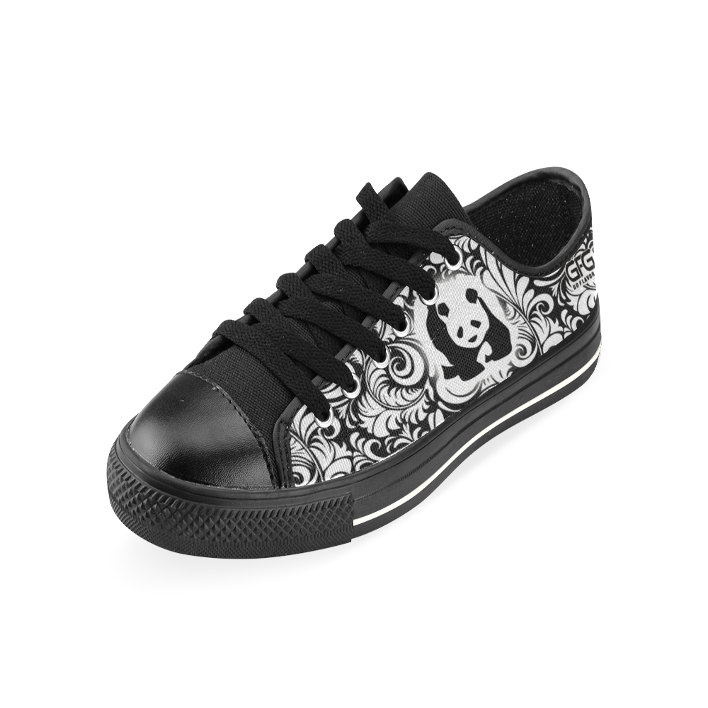 Panda Tennis Shoe (Paisley) Flavor Footwear Men's Classic Canvas Shoes (Model 018)