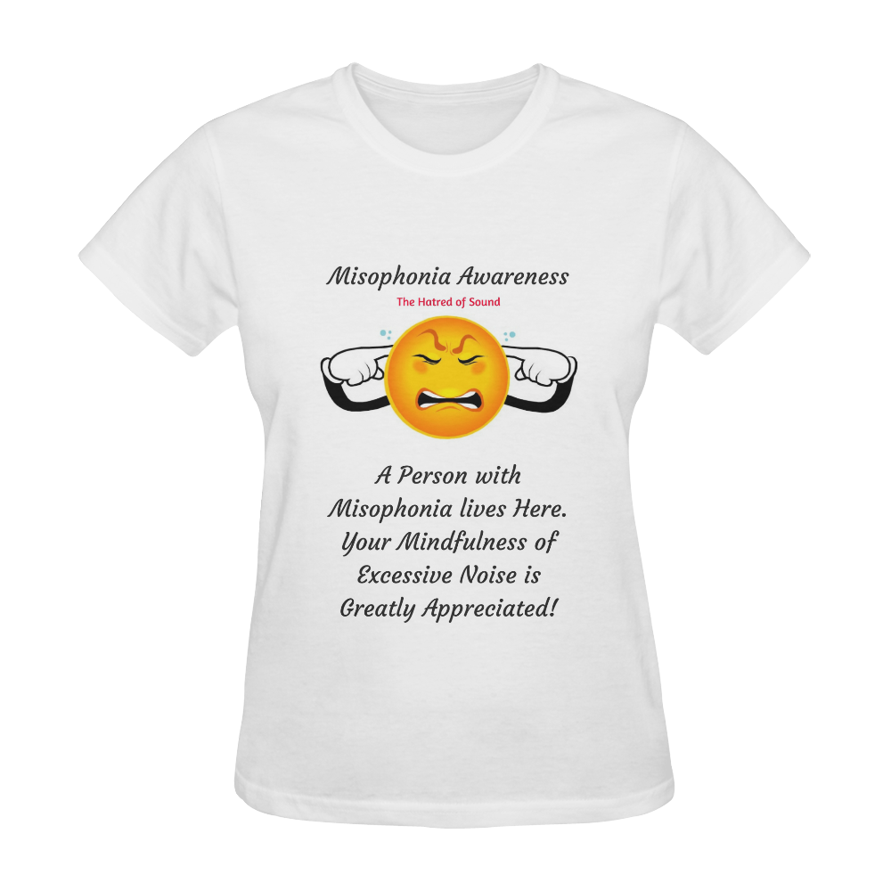 Misophonia  Awareness Sunny Women's T-shirt (Model T05)