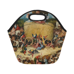Hieronymus Bosch-The Haywain Triptych 2 Neoprene Lunch Bag/Small (Model 1669)