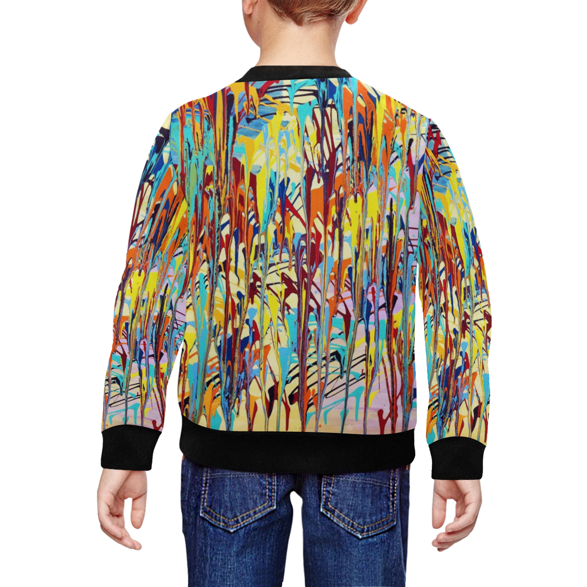 Bliss All Over Print Crewneck Sweatshirt for Kids (Model H29)