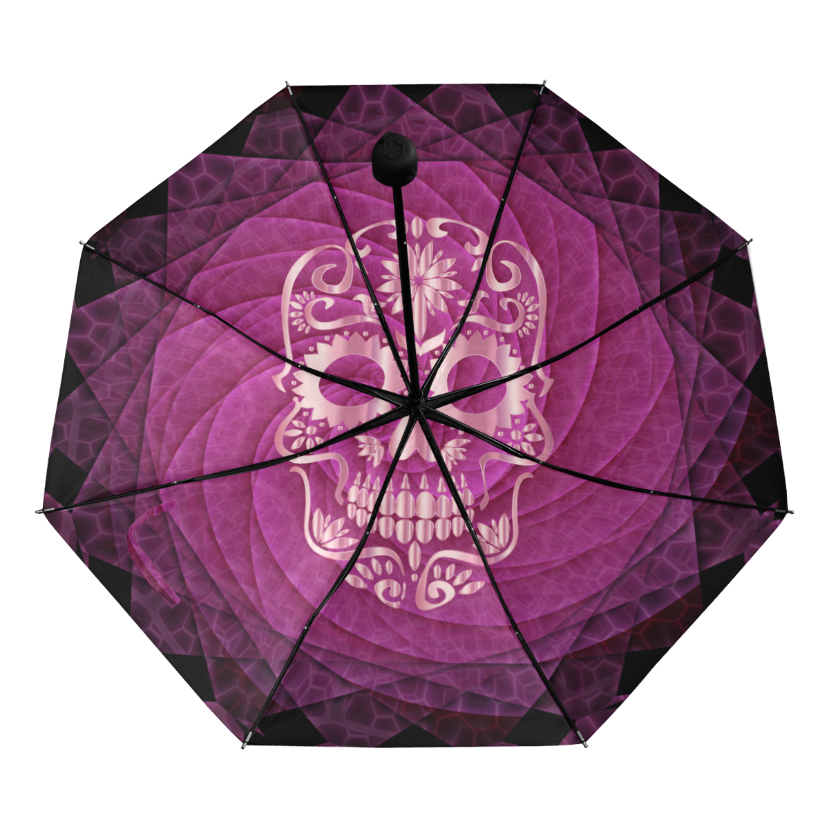 Skull20170537_by_JAMColors Anti-UV Foldable Umbrella (Underside Printing) (U07)