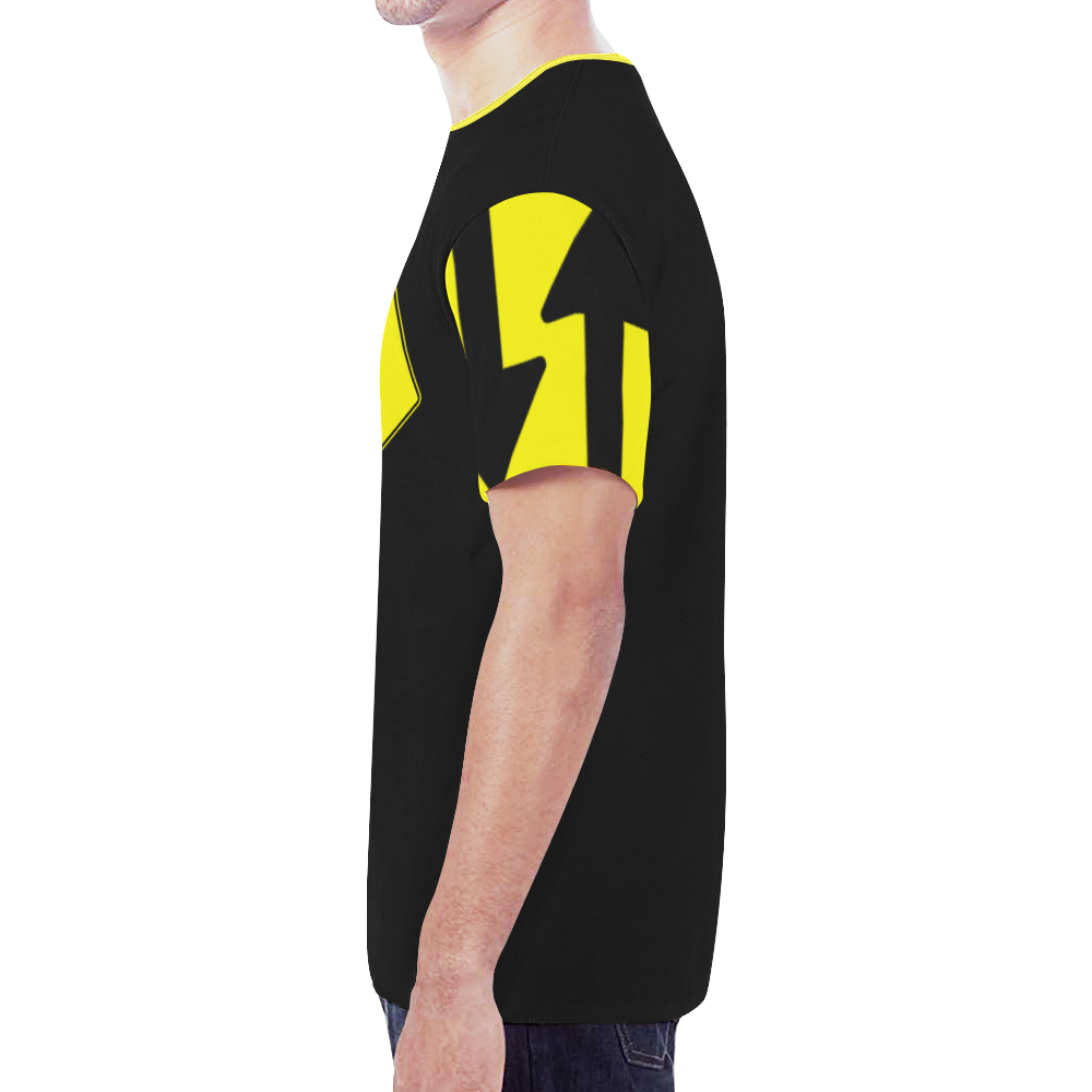 Howard Benjamin Street Racer Yellow New All Over Print T-shirt for Men (Model T45)