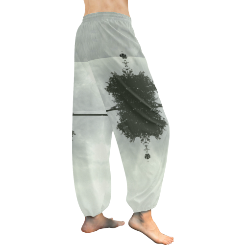 cloud island with a horizon so clear Women's All Over Print Harem Pants (Model L18)
