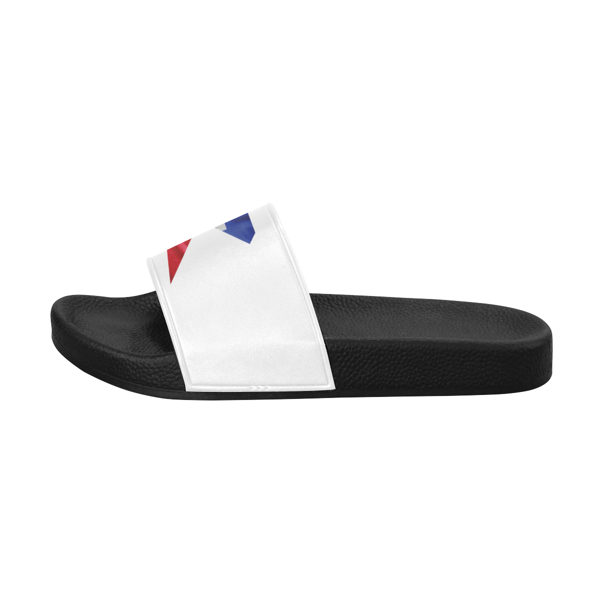Men's Slide Sandals (White) Men's Slide Sandals (Model 057)
