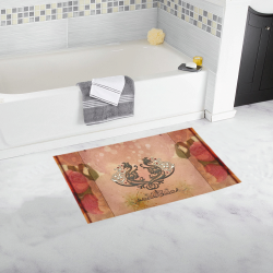 Wonderful fantasy dragon Bath Rug 16''x 28''