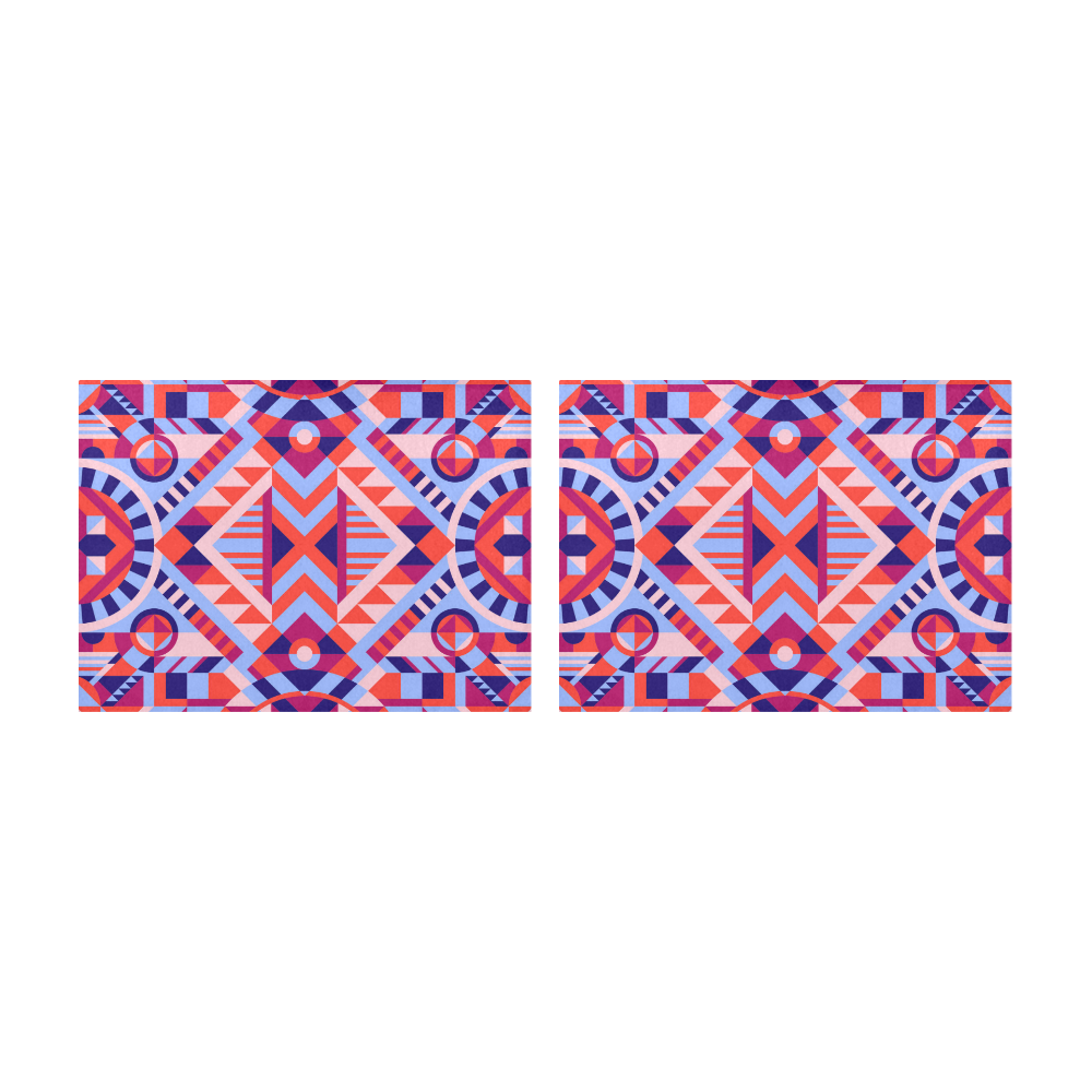 Modern Geometric Pattern Placemat 14’’ x 19’’ (Set of 2)