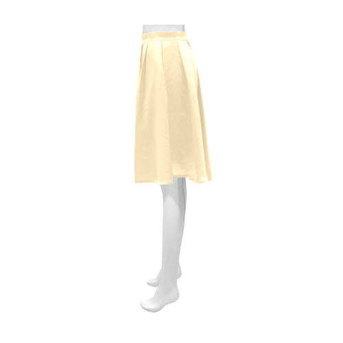 color moccasin Athena Women's Short Skirt (Model D15)
