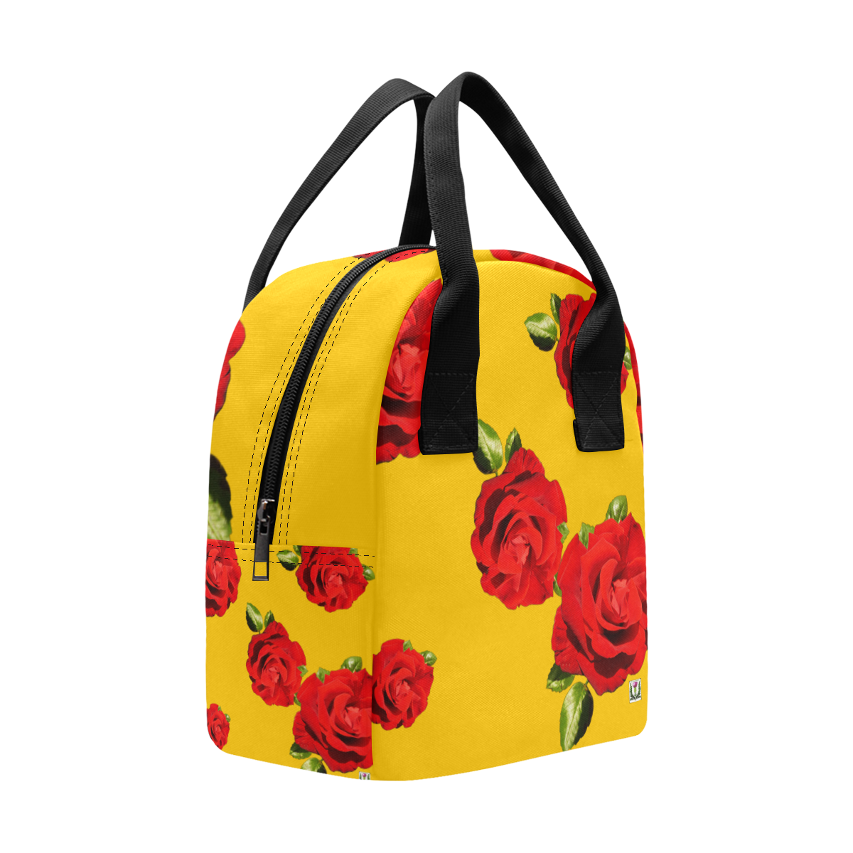 Fairlings Delight's Floral Luxury Collection- Red Rose Zipper Lunch Bag 53086b4 Zipper Lunch Bag (Model 1689)