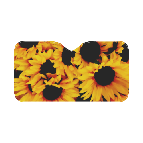 Sunflower Love Car Sun Shade 55"x30"