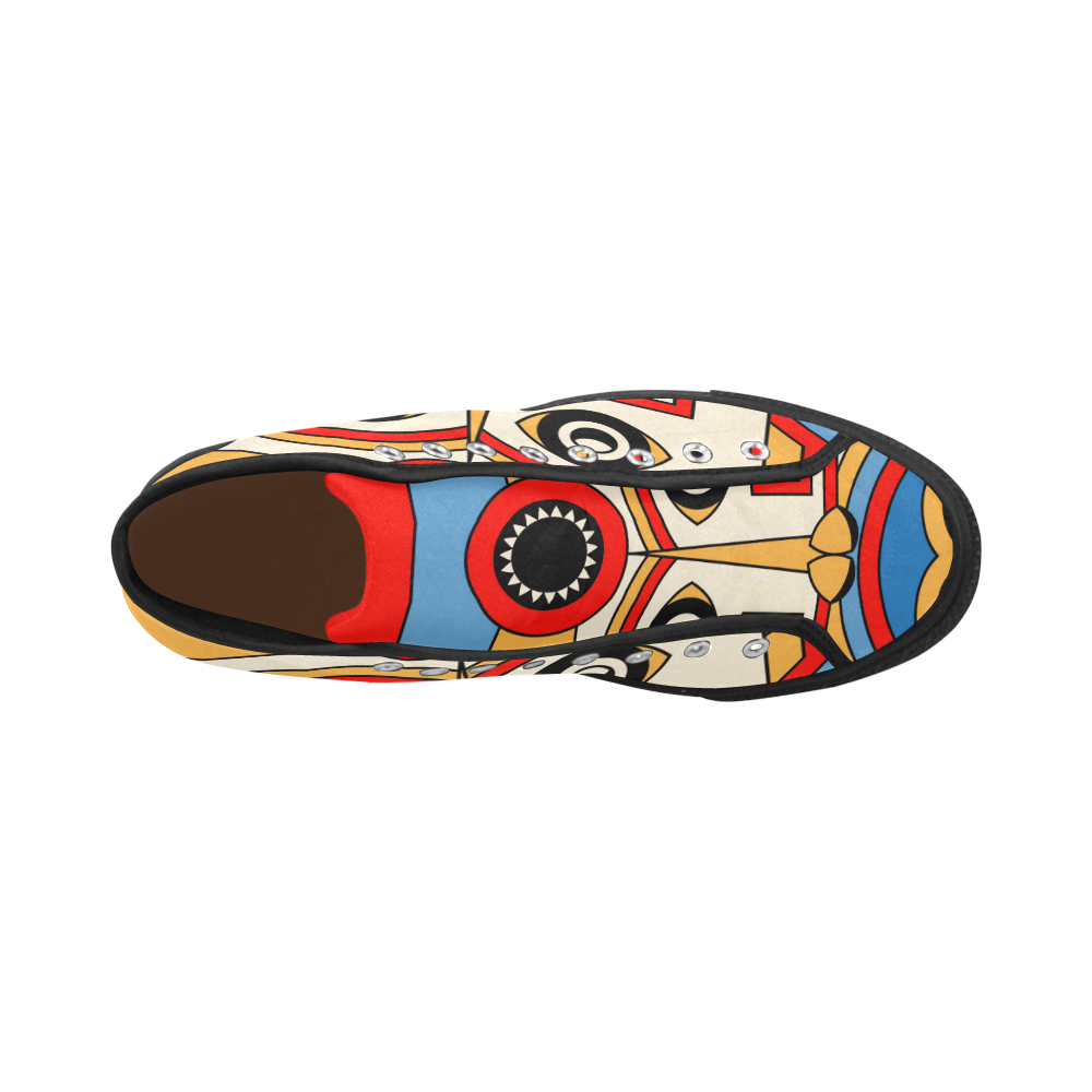 Aztec Religion Tribal Vancouver H Men's Canvas Shoes/Large (1013-1)