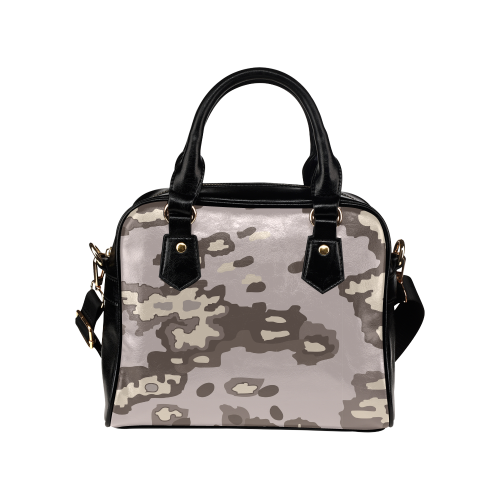 Dust-color camoflage Shoulder Handbag (Model 1634)