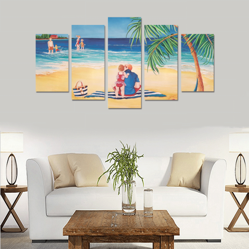 BEACH DAY Canvas Print Sets A (No Frame)