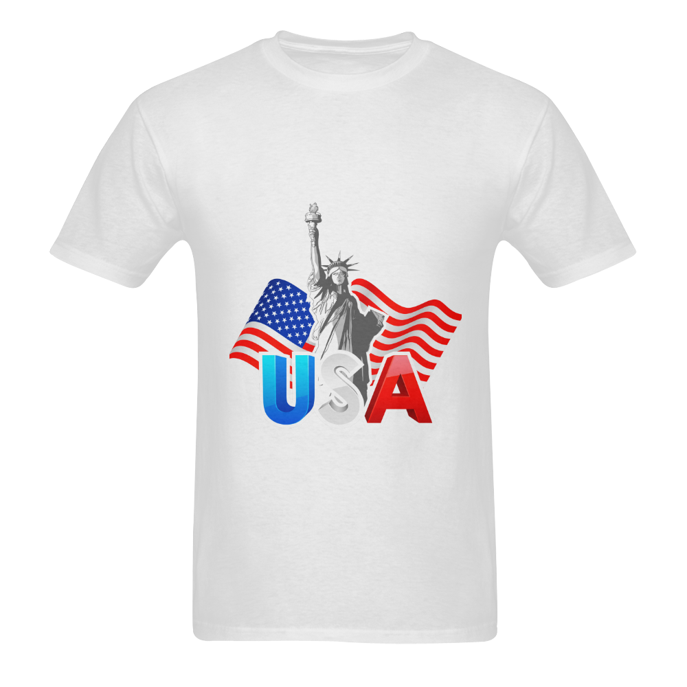 T Shirt liberties USA Men's T-shirt in USA Size (Front Printing Only) (Model T02)