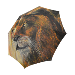 Fire Lion Semi-Automatic Foldable Umbrella (Model U05)