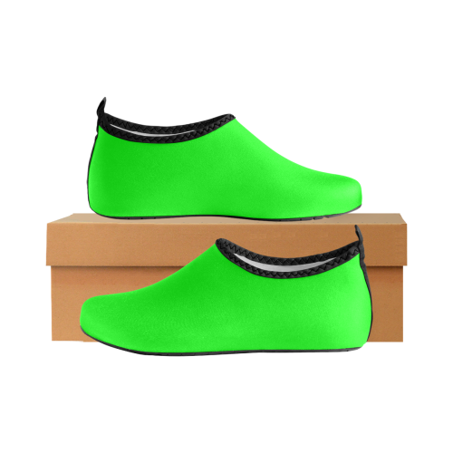 color lime Kids' Slip-On Water Shoes (Model 056)