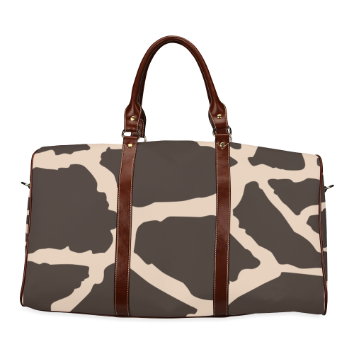 Giraffe Pattern Large Travel Bag Waterproof Travel Bag/Large (Model 1639)