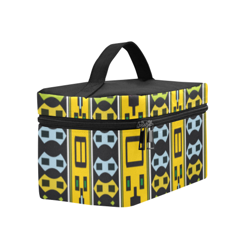 Shapes rows Cosmetic Bag/Large (Model 1658)