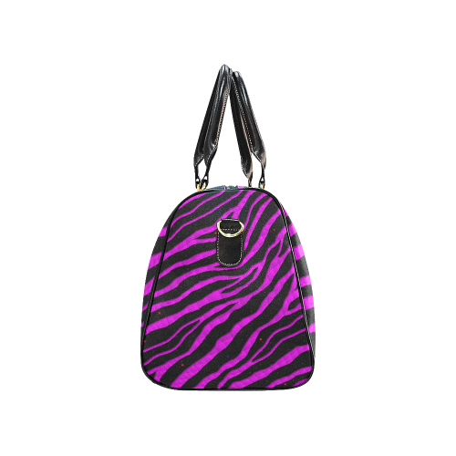 Ripped SpaceTime Stripes - Pink New Waterproof Travel Bag/Large (Model 1639)