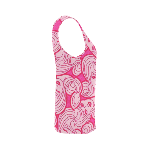 barbie All Over Print Tank Top for Women (Model T43)