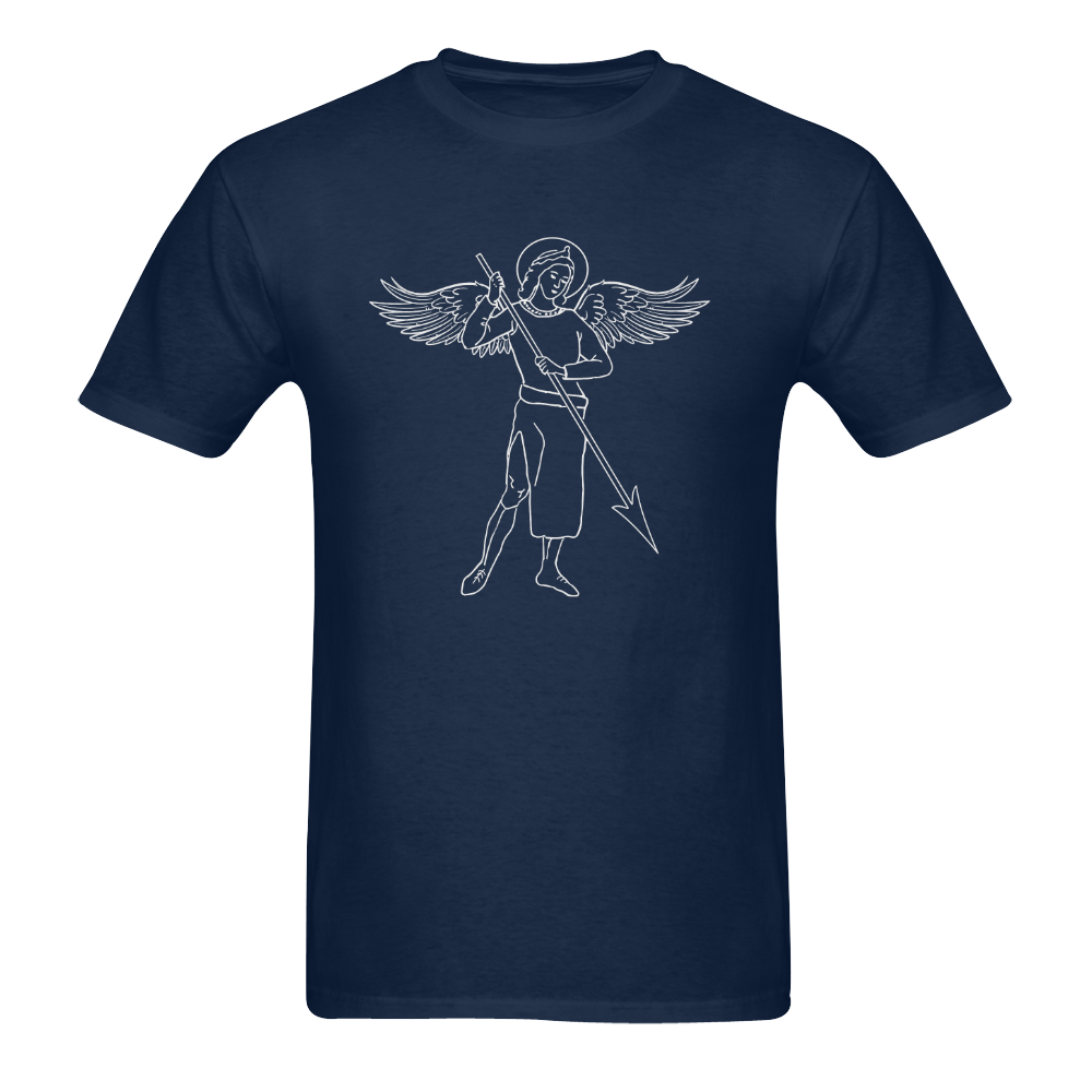 Archangel Michael 4 Coraggio UK Men's T-Shirt in USA Size (Two Sides Printing)