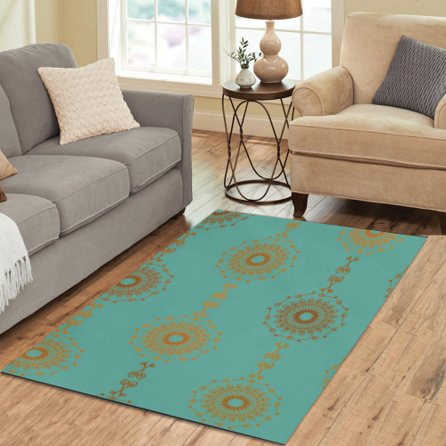 stamping Area Rug 5'3''x4'