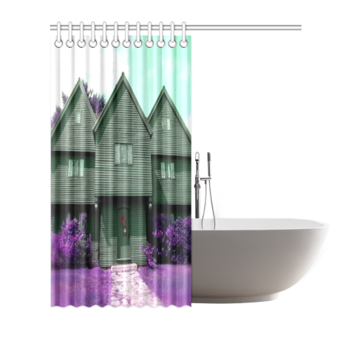 Witch House Shower Curtain Large Shower Curtain 72"x72"