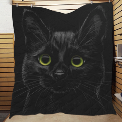 Black Cat Quilt 60"x70"