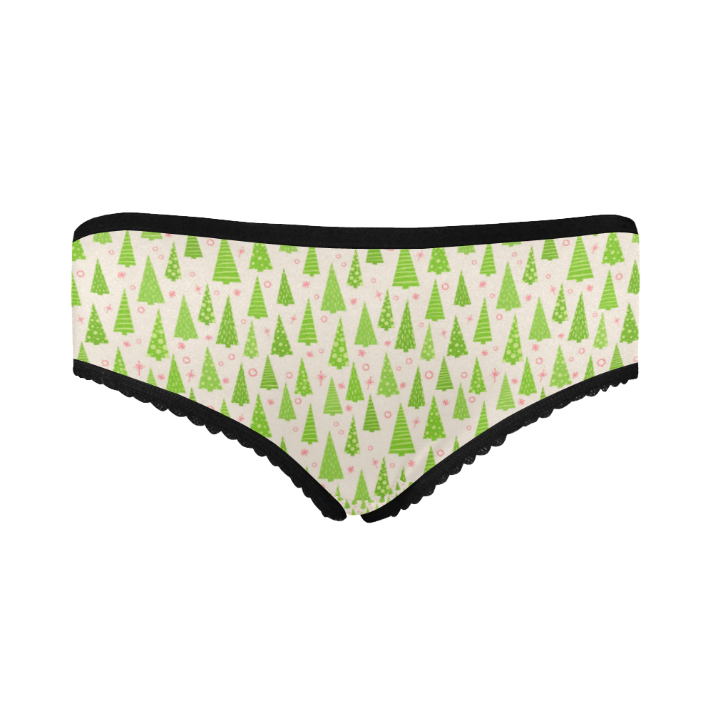 Christmas Trees Forest Pattern Women's All Over Print Classic Briefs (Model L13)