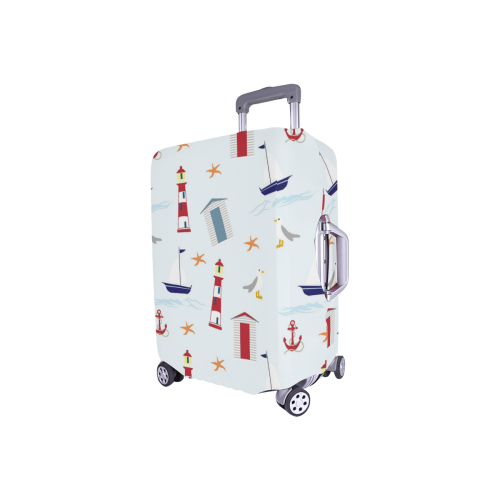 Nautical 1 Luggage Cover/Small 18"-21"