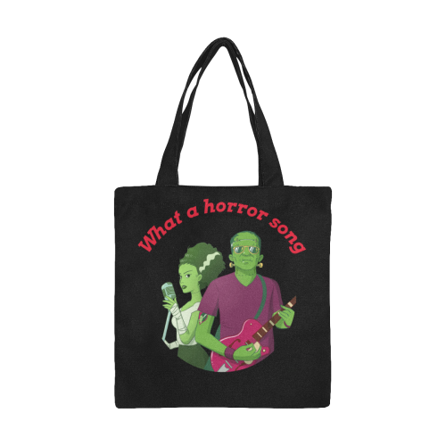 monsters song All Over Print Canvas Tote Bag/Small (Model 1697)