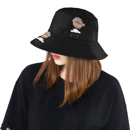 The Cloud Fish Surreal All Over Print Bucket Hat