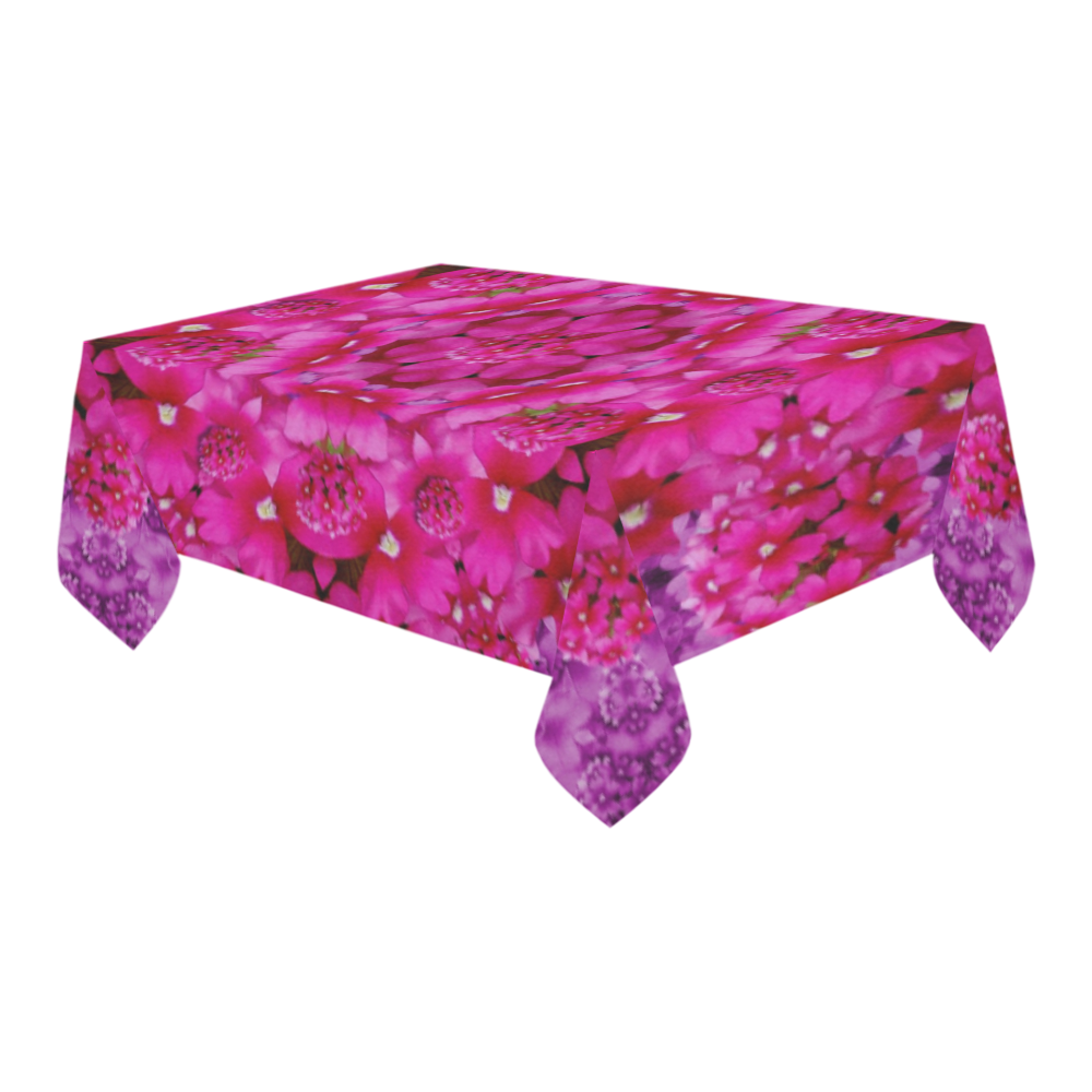 flower suprise to love and enjoy Cotton Linen Tablecloth 60" x 90"